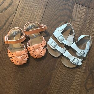 Size 5 toddler sandals - 2 pairs